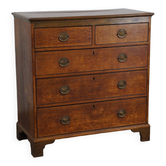Beautiful antique English chest of drawers/commode with 5 drawers
