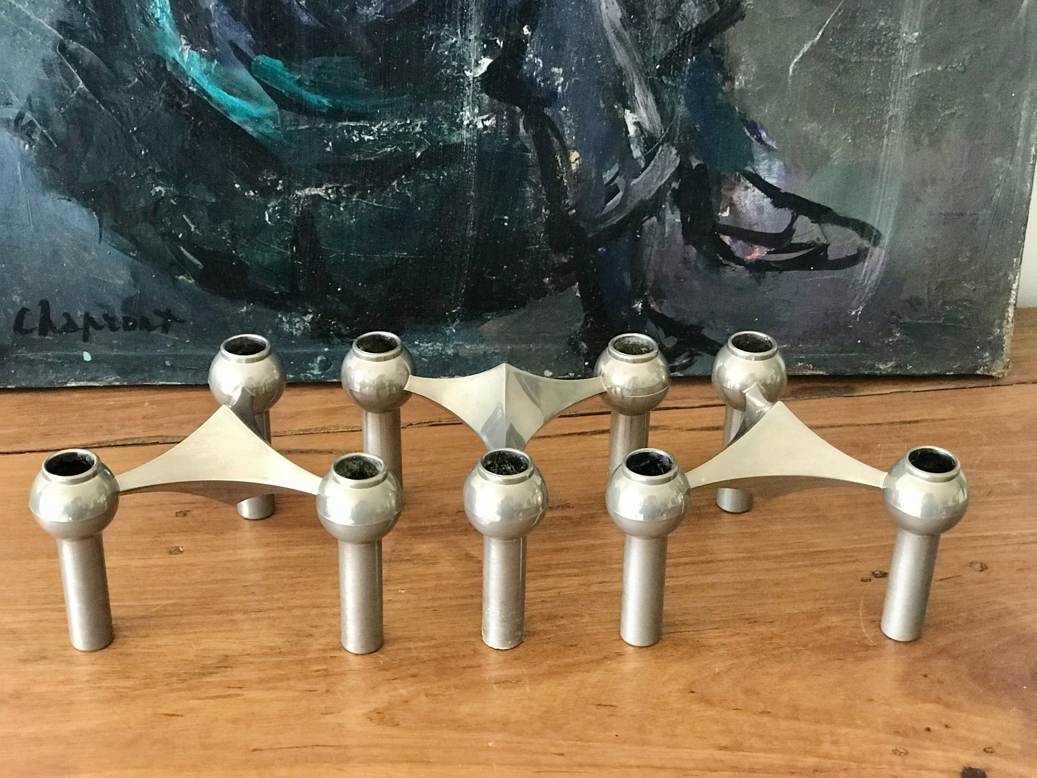 Bougeoirs vintage Nagel