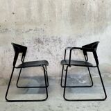 Pair of assisa chairs by paolo favaretto