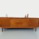 Vintage Scandinavian teak sideboard from the 60s by designer Edvard Valentinsen for Samcom
