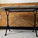 Vintage oval marble table