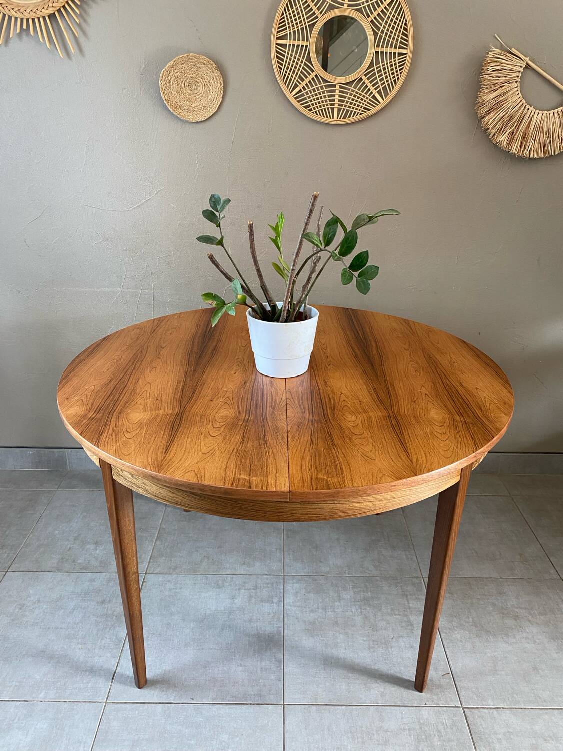 Vintage rosewood round table