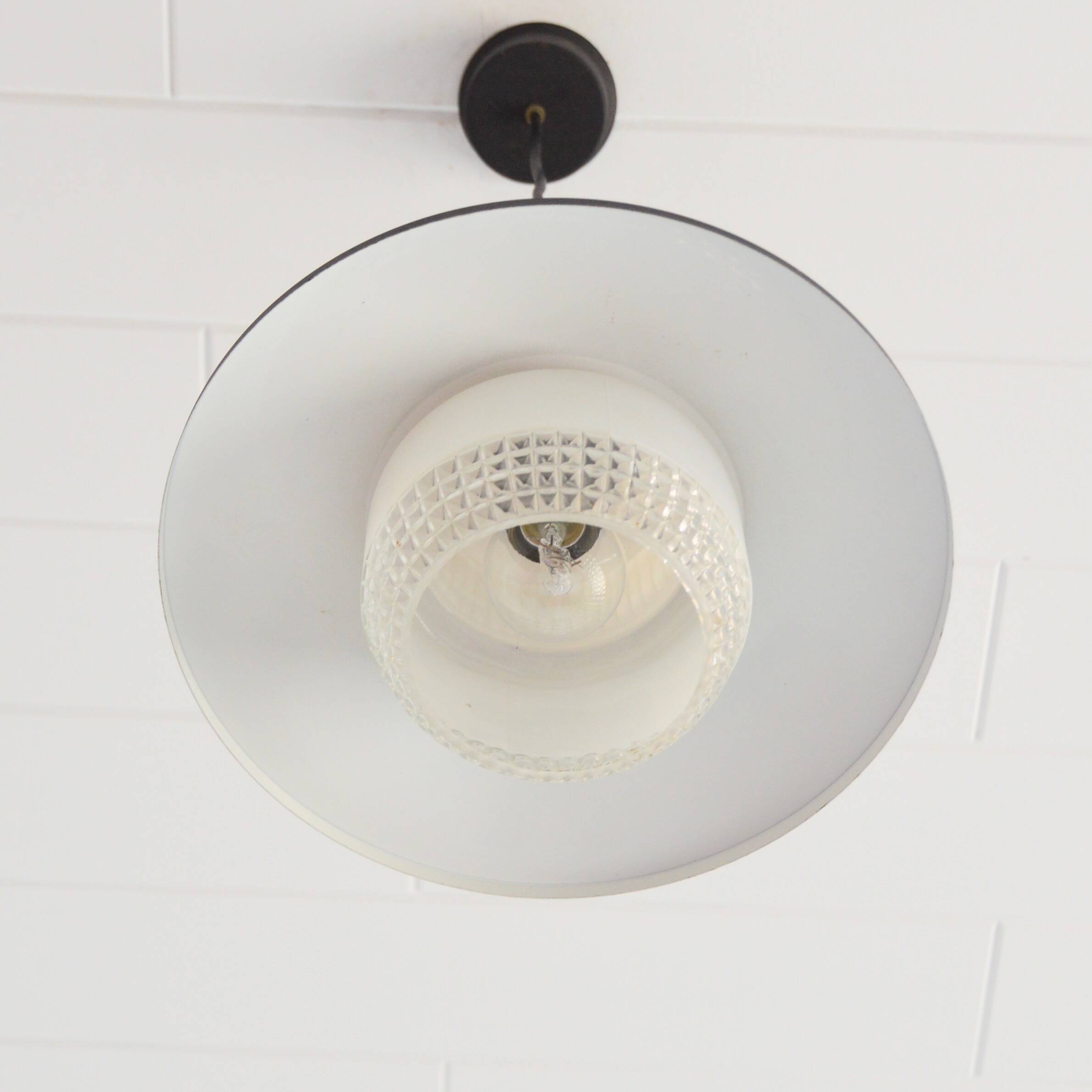 Glass and metal suspension 1950