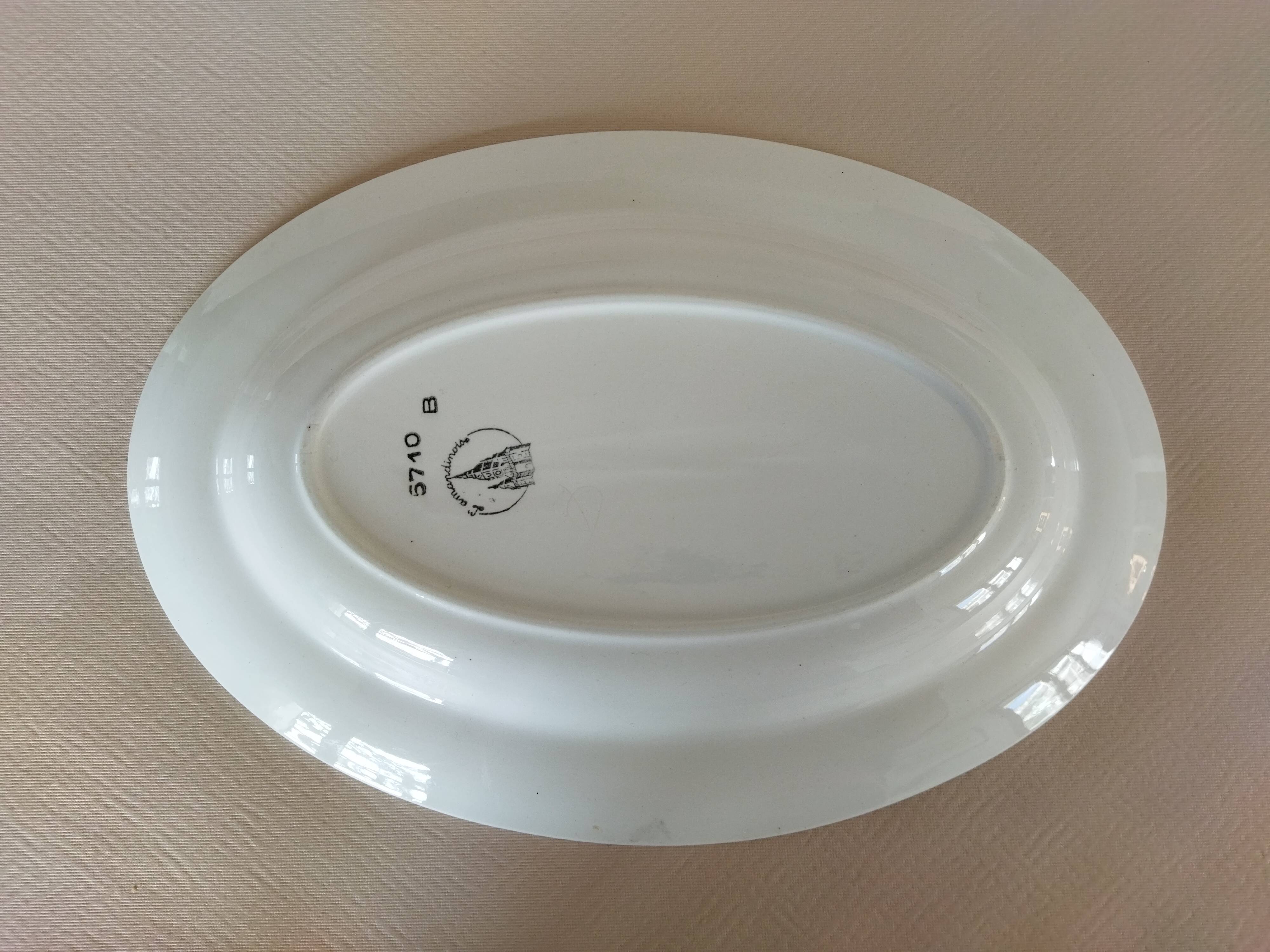 Fine earthenware dish l'amandinoise 5710b