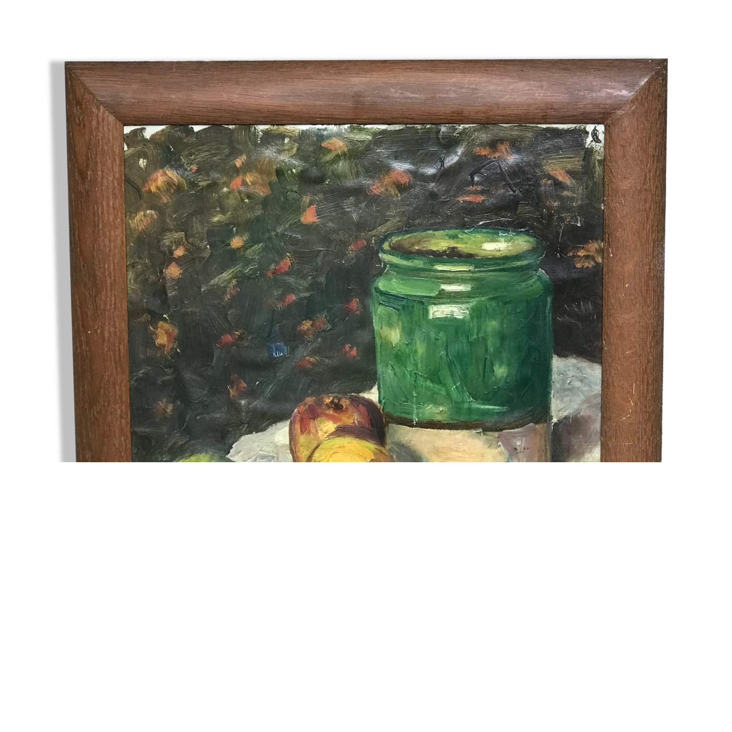 Painting still life with fruit