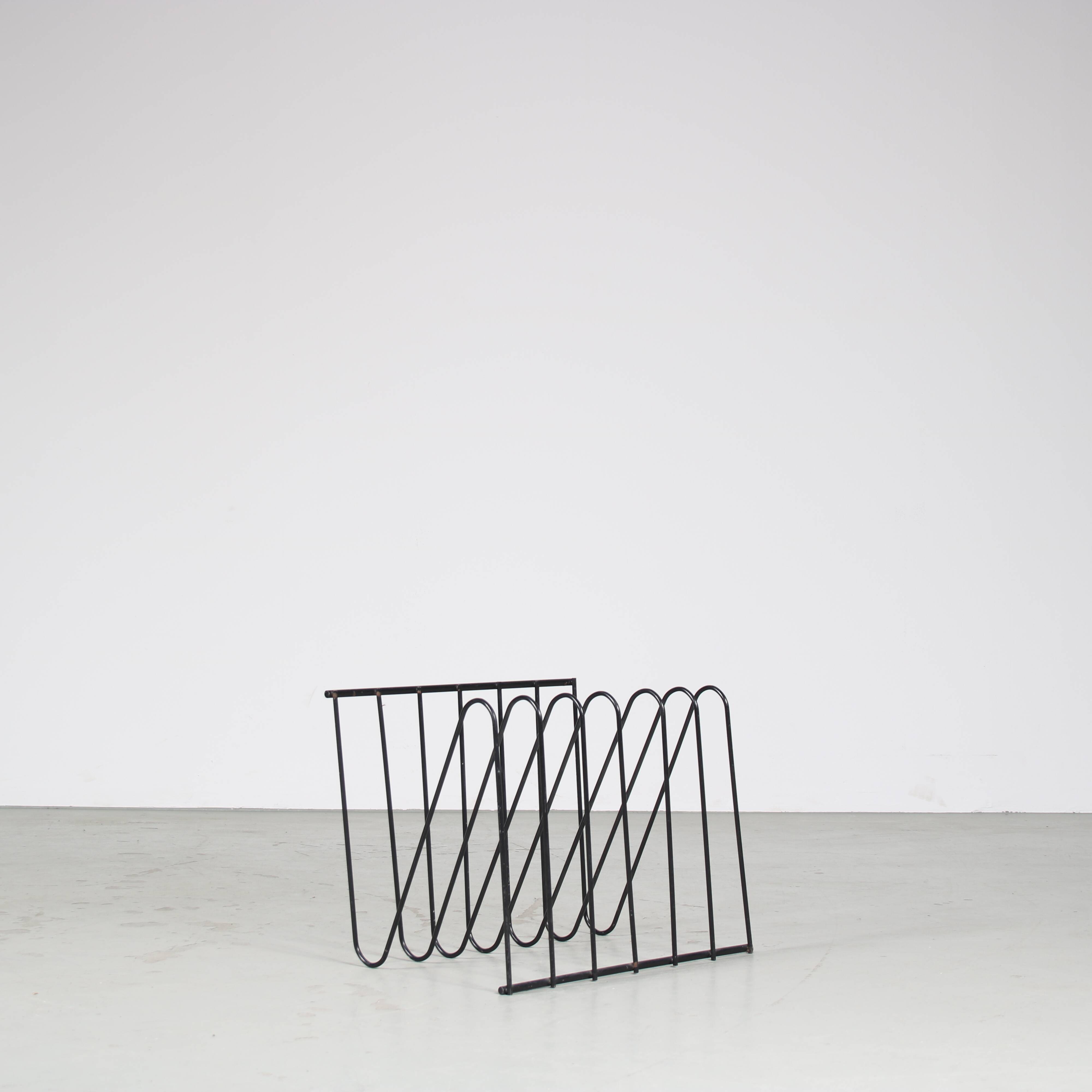 Porte-revues des années 1970 par françois arnal pour atelier a, france