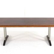 Table basse en palissandre / noyer 'Drachten' - style mid-century modern