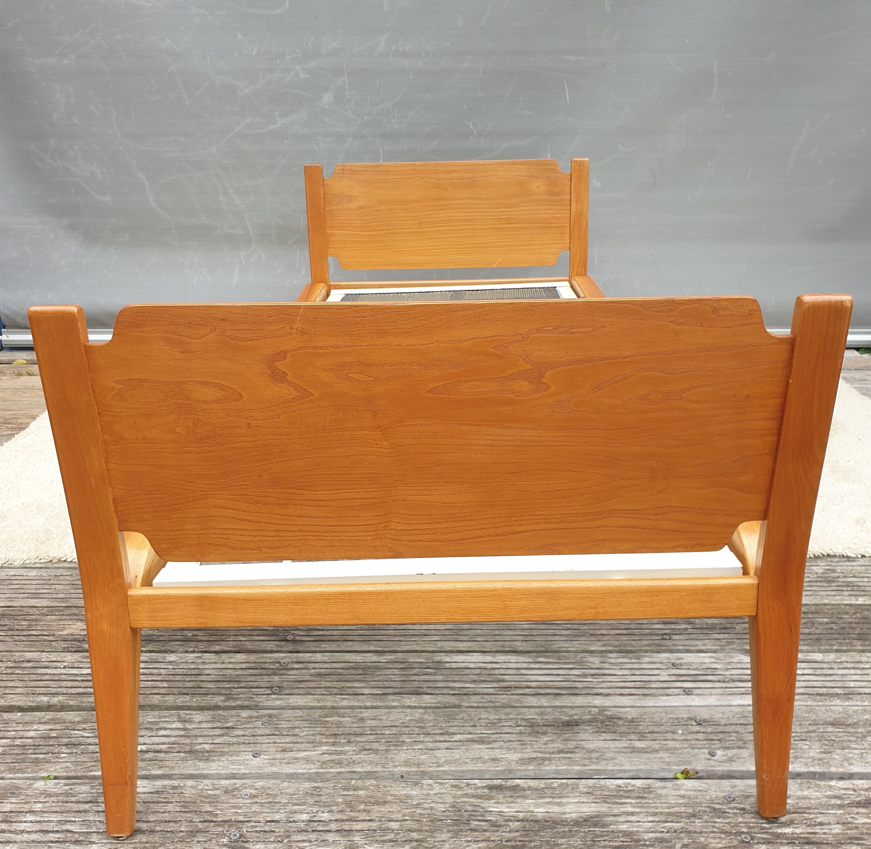 Bow Wood bed 190x80 Daybed Steiner 1950