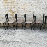 Lot of 12 bistro chairs