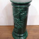 Column plant in green faience, mid twentieth