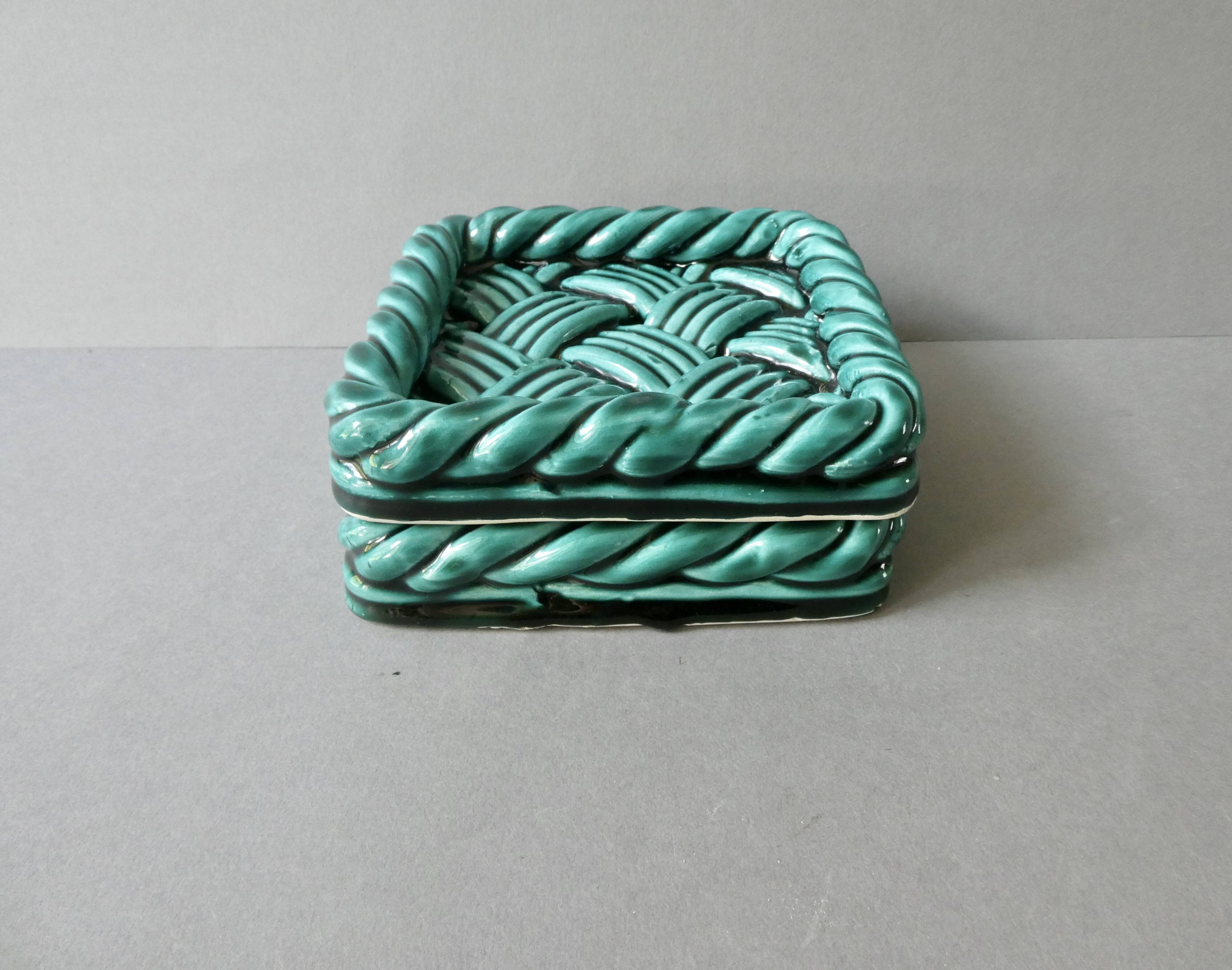 2 slip coasters, 1960s