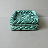 2 slip coasters, 1960s