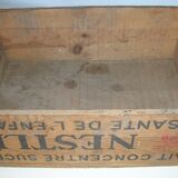 Nestle case in condensed milk wood before 1955