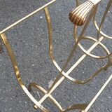 Seventies magazine holder welded brass