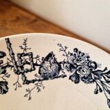 E.Bourgeois iron earth compote bowl