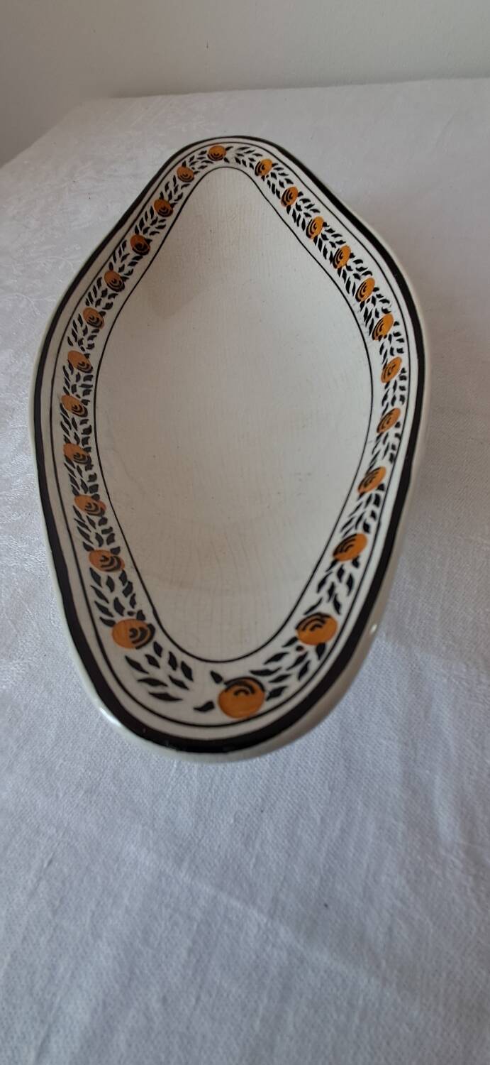 Valence model dish from Digoin Sarreguemines. Vintage