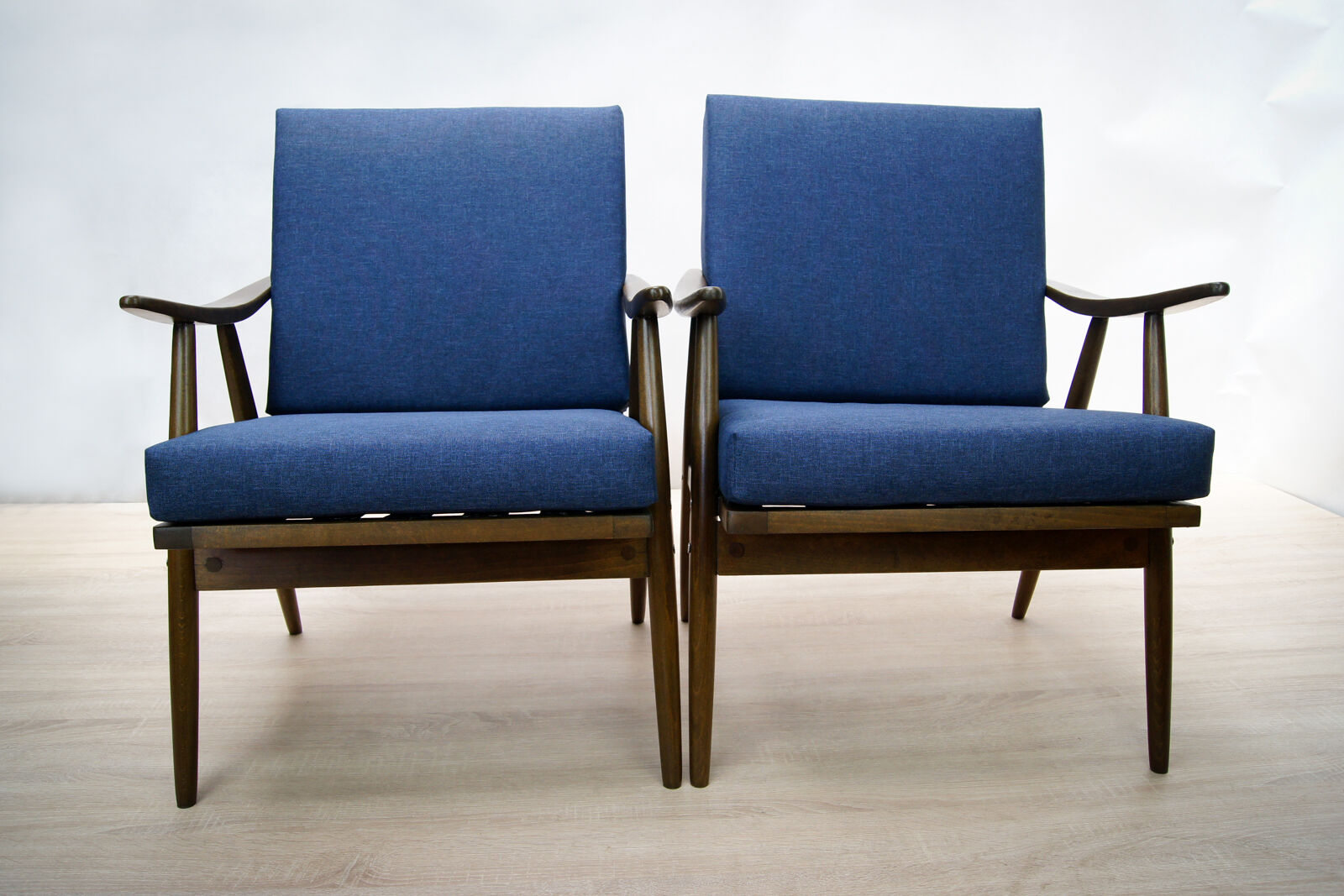 Fauteuils tchécoslovaques de Ton, années 1960, Set de 2