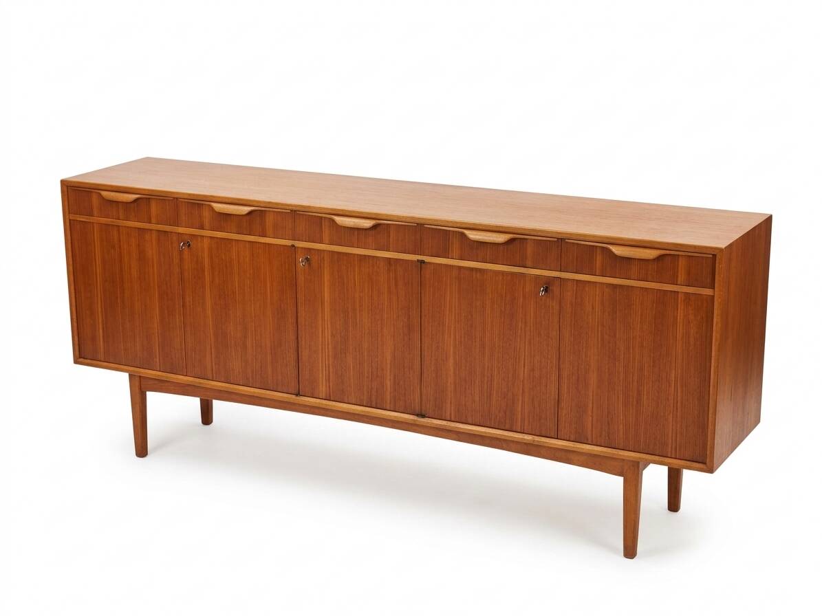 Enfilade suédoise en teck – Bertil Fridhagen pour Bodafors (1961)