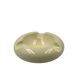 Space age cream ceramic ashtray, Sicart Italy 1970s