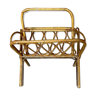 Rattan magazine holder