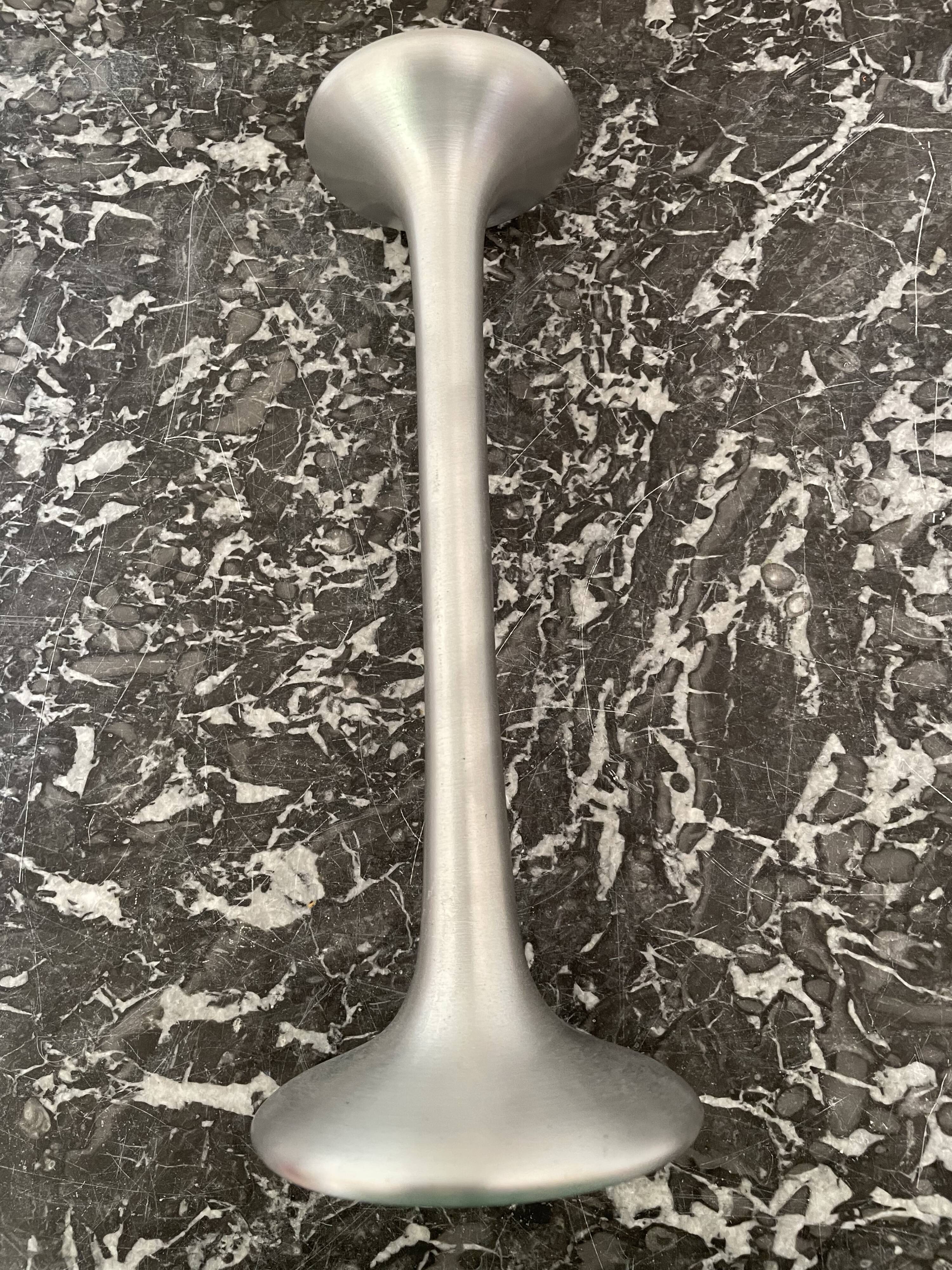 Ikea brushed aluminum candle holders kagla model