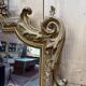 Miroir Napoléon III en bois et stuc doré