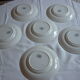 Set of 6 plates plate mill of wolves model Pastor