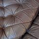 Pair of leather Gamba armchairs from the 1970s.