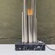 Sculptural lamp - coat rack in steel and marble, Italian, Space Age, Decorative