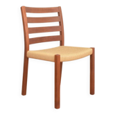 Chaise de salle à manger en teck danois du milieu du siècle par Niels O. Møller pour J.L. Møllers, 1