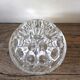 Round flower frog glass 20 holes large format vintage vase