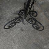 Vintage wrought iron floor lamp