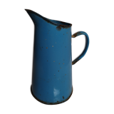 blue enamel vase