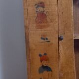 Vintage wooden children's room cabinet