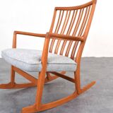 Oak ML33 Rocking Chair by Hans J. Wegner for A/S Mikael Laursen, 1950s