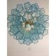 Murano style glass chandelier, set of 2 or a pair of chandeliers