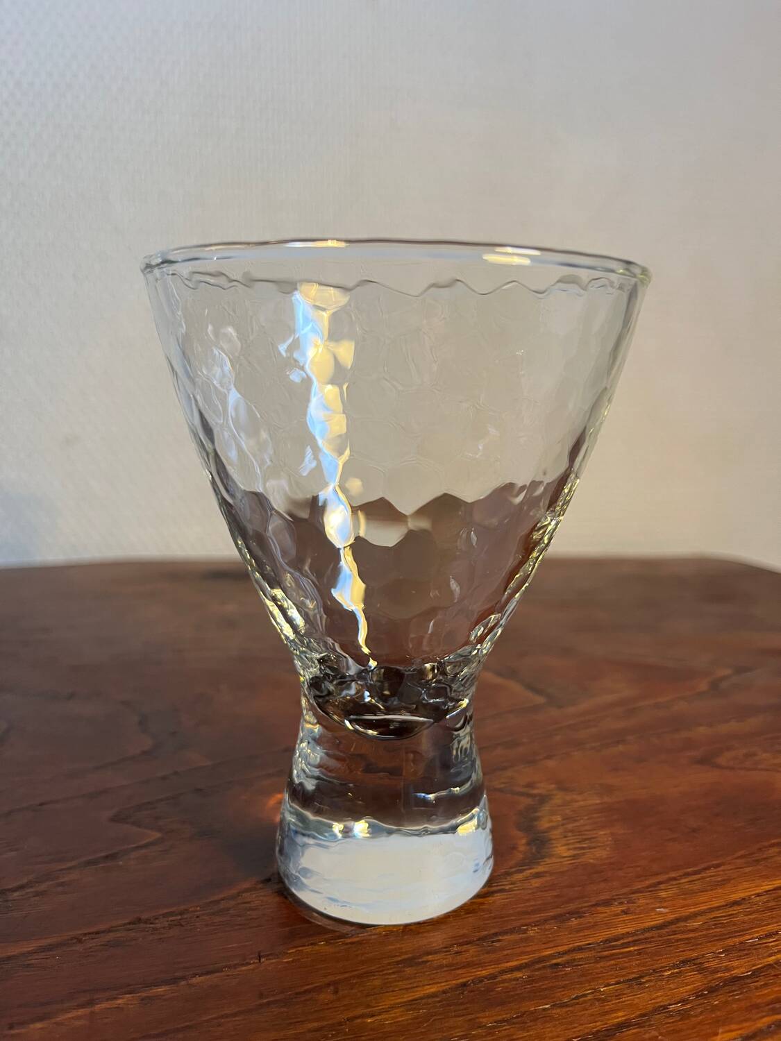 Orange juice glass from the 70s