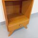Vintage light wood bedside table from the 40s 50s