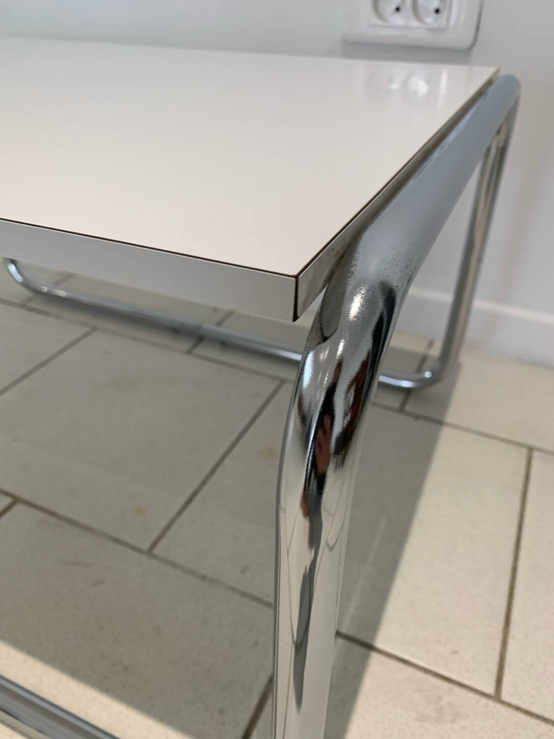 Bauhaus coffee table in the style of Marcel Breuer