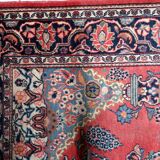 Antique Persian Kashan prayer handmade rug 131cm x 198cm 1920s - 1C1222