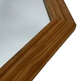 Vintage 70s Pine Mirror Swedish Design