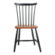 Spindle chair with black legs