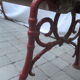 garden bench with feet in cast iron garden bench