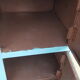 Old metal workshop furniture original turquoise patina