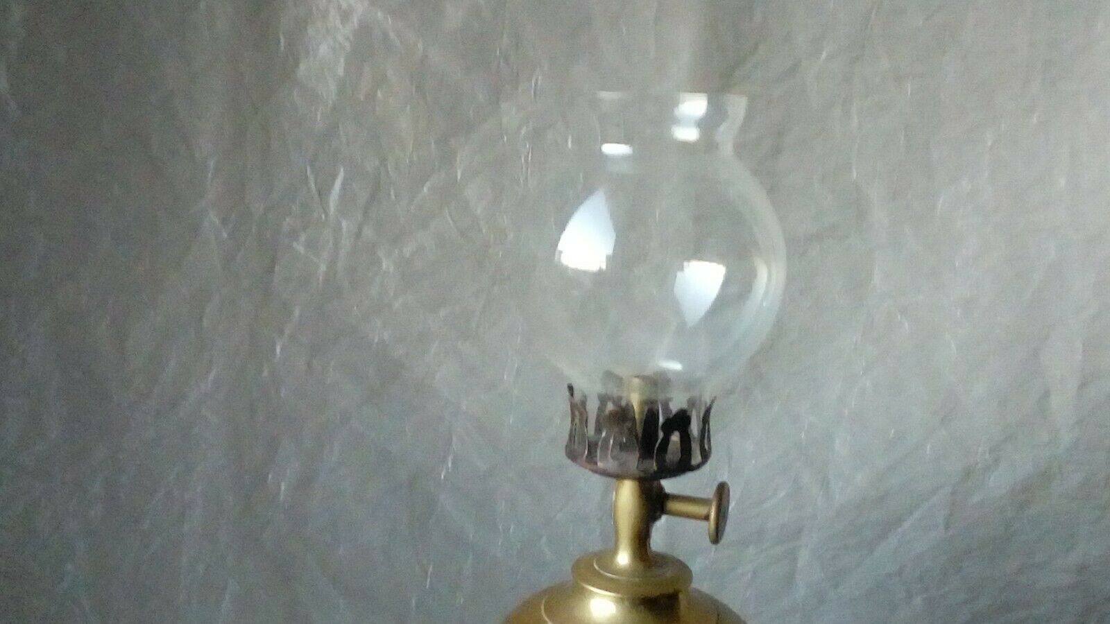 Copper oil lamp gardon pigeon lamp end 19 eme