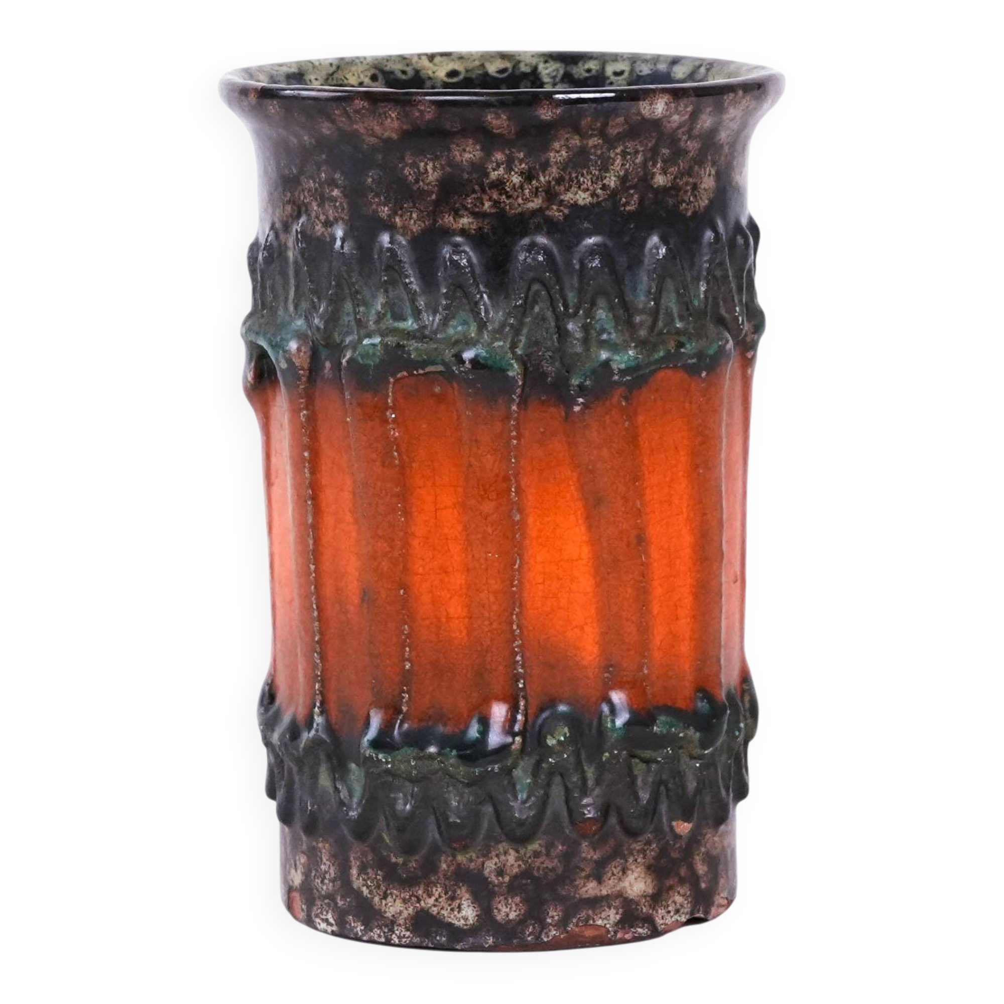 Vase en céramique, design allemand, années 1960, fabriqué en Allemagne