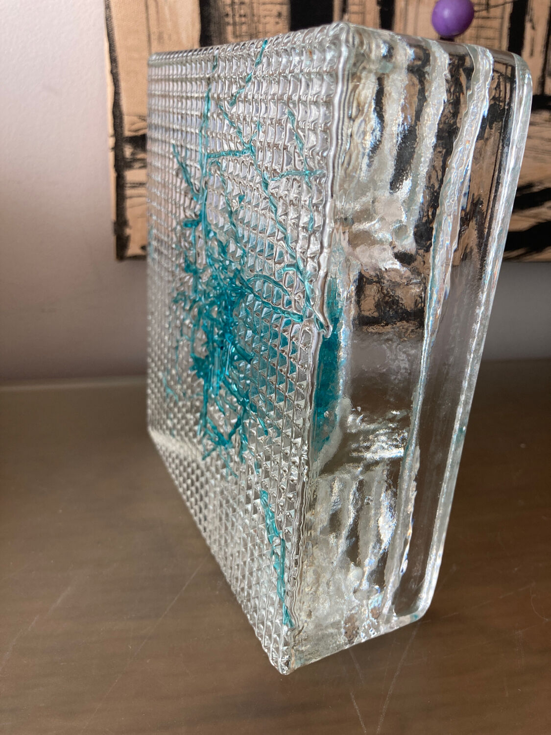 Empty pocket or large glass ashtray