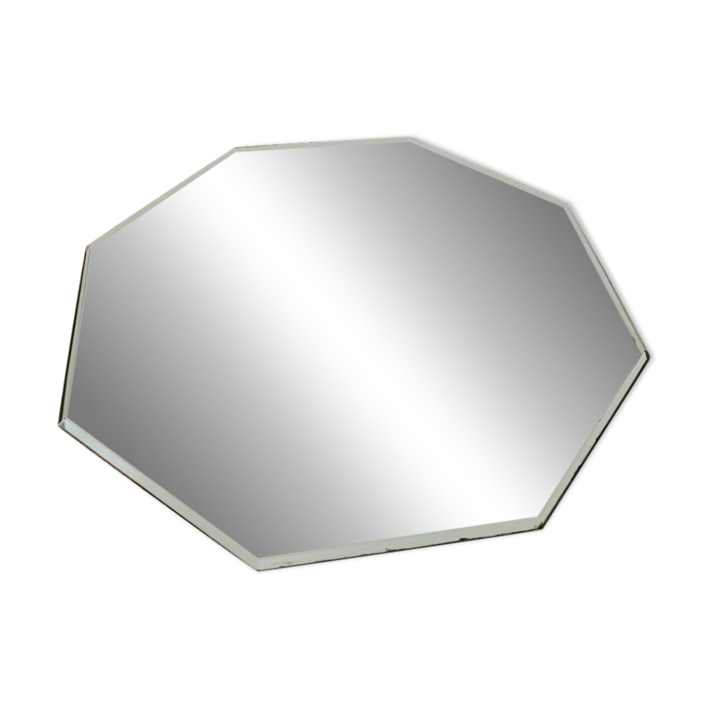 Miroir octogonal biseauté à poser