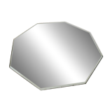 Beveled octagonal mirror to place