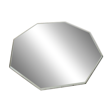 Miroir octogonal biseauté à poser